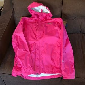 Patagonia Women’s large pink coat.